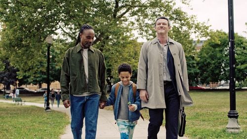 From left, Billy Porter, Christopher Woodley and Luke Evans star in "Our Son,"  a divorce and child custody drama as well as the opening film at this year's festival. Photo: Courtesy of Out on Film