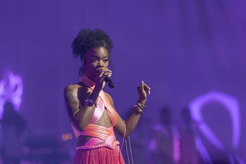 Ari Lennox performs onstage during Summer Walker's "One Night Only" CLEAR EP Series Concert at Cobb Energy Performing Arts Centre on June 01, 2023 in Atlanta, Georgia. (Photo by Terence Rushin/Getty Images for LVRN/Interscope Records)