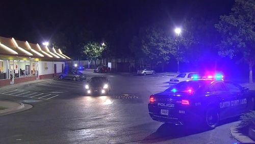 Police are investigating a shooting that left an armed robber dead Wednesday night in Clayton County. (Credit: Channel 2 Action News)