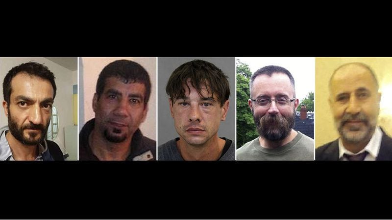 Toronto landscaper Bruce McArthur is accused of killing, from left to right; Selim Essen, 44, Sorush Mahmudi, 50, Dean Lisowick, Andrew Kinsman, 49, and Majeed Kayhan, 58. Police say the 66-year-old McArthur killed at least five men over the span of nearly a decade, but detectives believe there may be many more victims.
