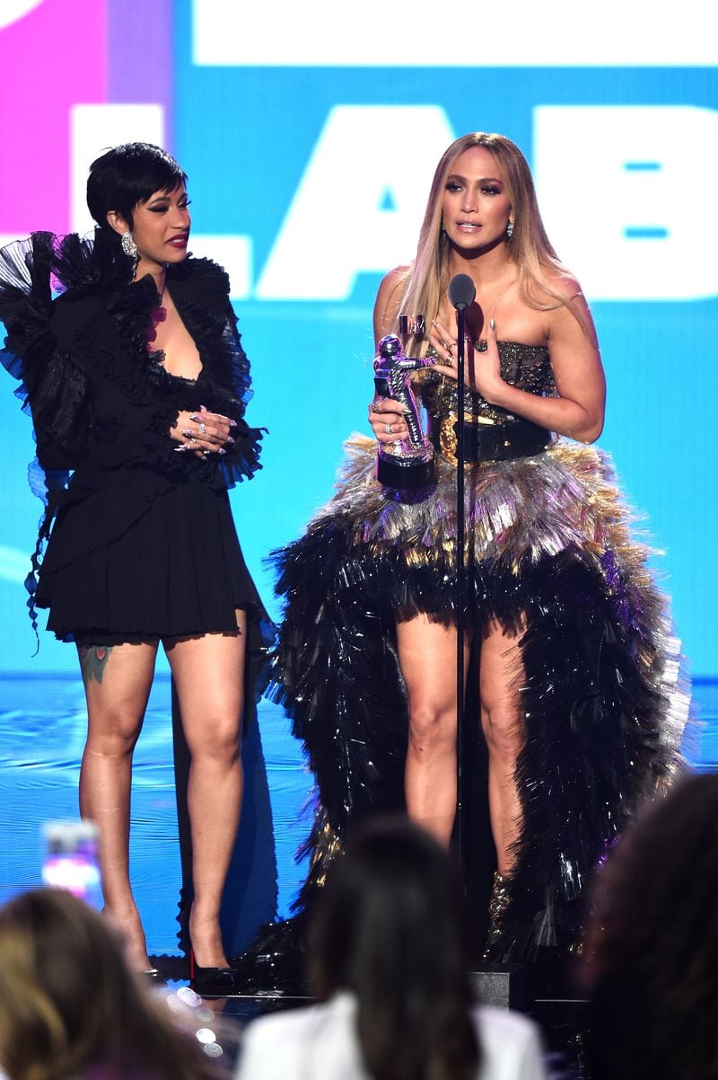 Cardi B and J Lo, a couple of Bronx girls claiming trophies.