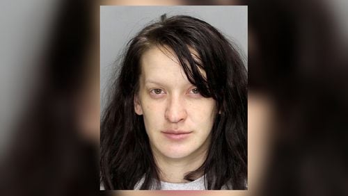 Audra Diane Wood, 28, was being held with bond Wednesday in the Cobb County jail. She is charged with murder.