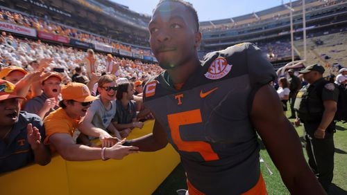 Vols quarterback Hendon Hooker will try to redeem himself against Georgia on Saturday in Athens. (Jonathan Bachman/TNS)