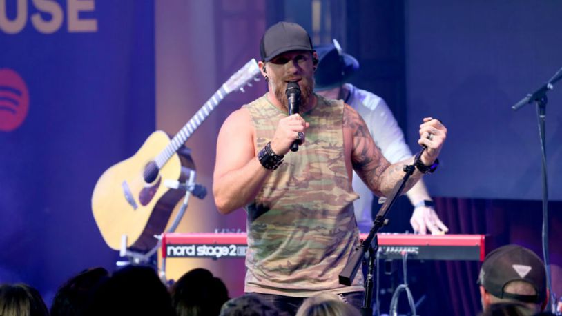 FILE PHOTO: The Brantley Gilbert concert at KeyBank Pavilion has been postponed due to the unexpected death of one of the band's crew members, according to the venue.