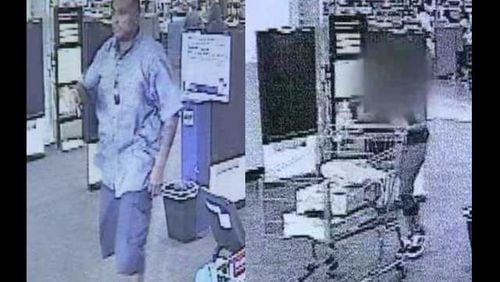 Lawrence Foxx (left) allegedly had his 11-year-old daughter steal hundreds of dollars of work boots from a Gwinnett County Walmart.