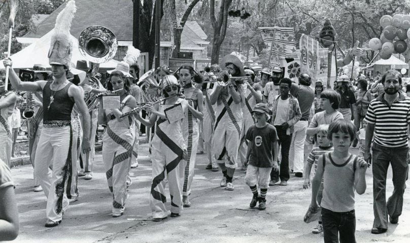 Flashback Fotos: Atlanta's Seed & Feed Marching Abominable band