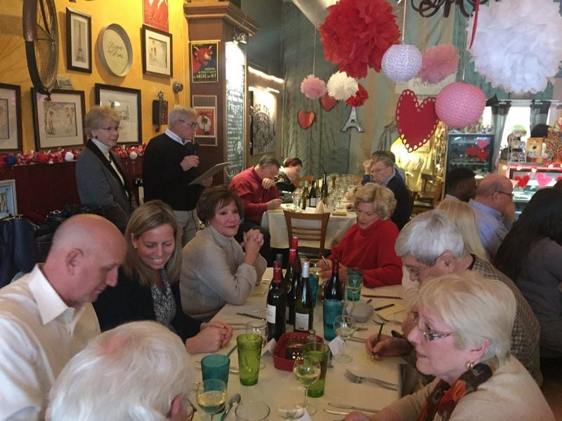 Mapdancer members recently enjoyed a special French menu at Cafe Alsace in Decatur. CONTRIBUTED