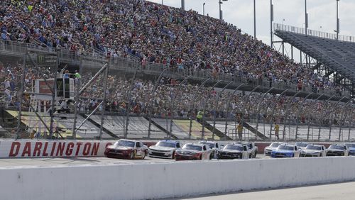 There will be considerably fewer folks in the stands at Darlington in two weeks than there were for this Xfinity Series race last year. Fewer as in zero. (AP Photo/Terry Renna, File)