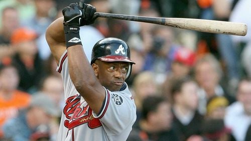 Julio Franco played six seasons for the Braves.