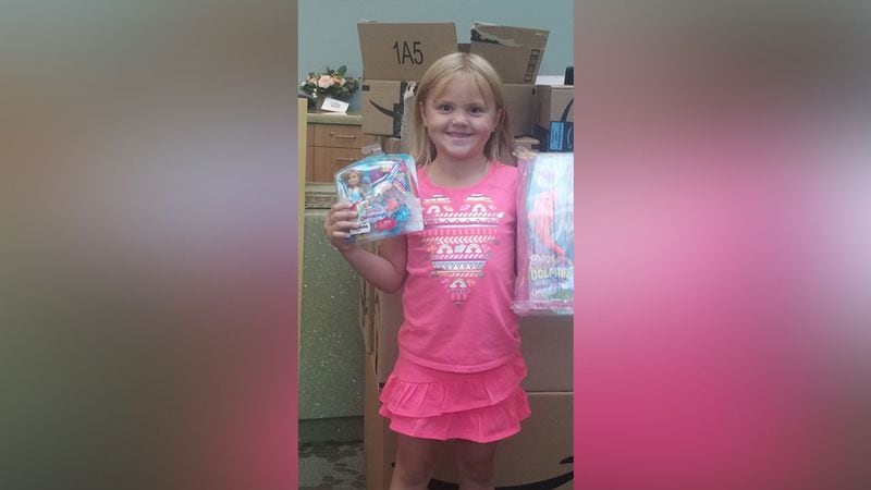 Katelyn Lunt, 6, ordered $350 worth of toys on Amazon.
