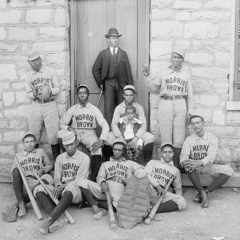 The Morris Brown College baseball team from 1899 or 1900. (Library of Congress)