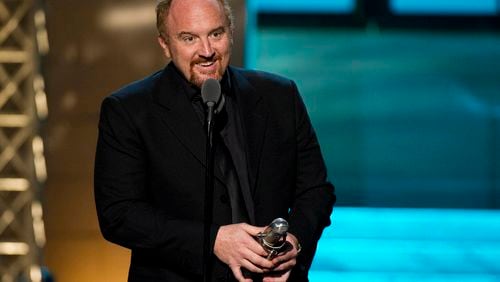 FILE - In this April 28, 2012 file photo, comedian Louis C.K. from the FX comedy "Louie" appears onstage at The 2012 Comedy Awards in New York. After selling a comedy special directly to fans and upending the comedy business, Louis C.K. is taking the same approach with tickets to his next tour. The comedian announced Monday, June 25, that he'll charge a flat, no-fee rate of $45 to all of the shows on a 39-city tour he kicks off in October. Tickets will bypass ticketing services and be available only through louisck.com. Louis C.K.'s show Louie debuts its third season on FX on Thursday. (AP Photo/Charles Sykes, file)