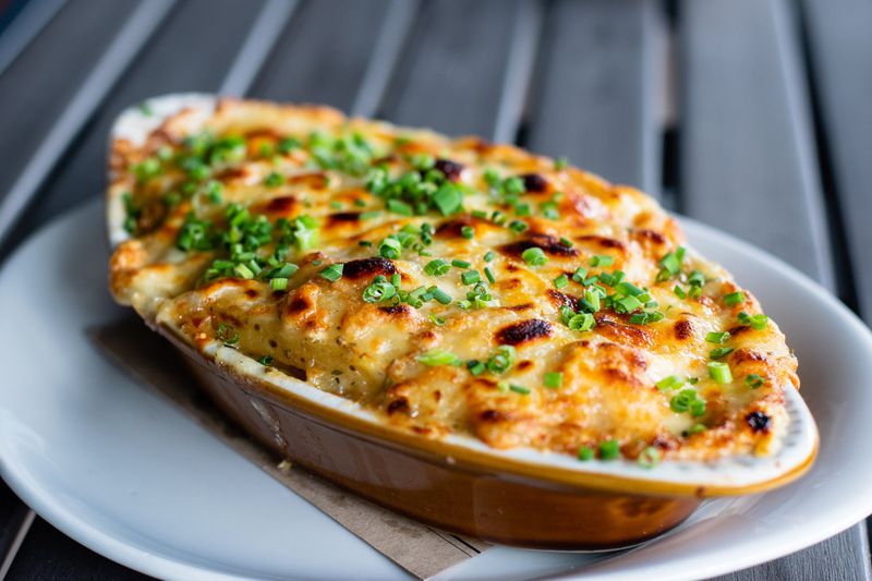 Cheesy Dauphinoise potatoes play a classic second fiddle to the steaks at Arnette’s Chop House. CONTRIBUTED BY HENRI HOLLIS