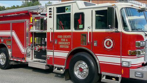 Cobb County Fire and Emergency Services will buy six new firetrucks for a total cost of nearly $3.34 million. Courtesy of Cobb County