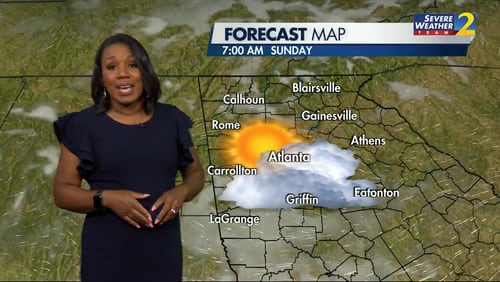 Channel 2 Action News meteorologist Eboni Deon gives the forecast for Sunday, July 3, 2022.