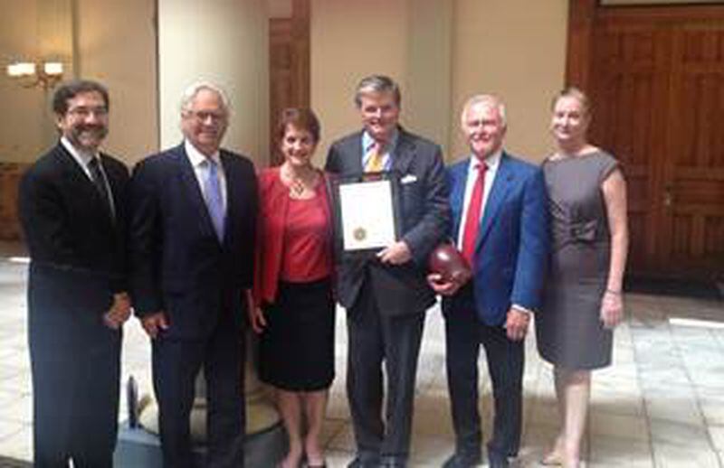 Atlanta Ballet leaders accepted the Governors Award on Tuesday,