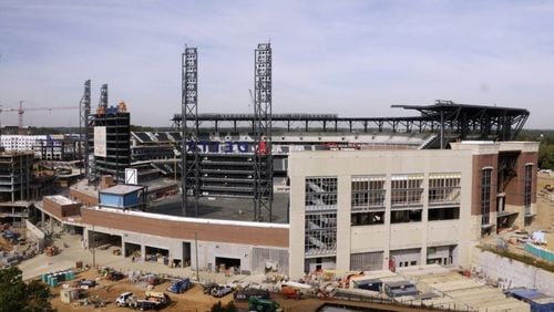 SunTrust Park, the Atlanta Braves’ new home in Cobb County, is set to open for the 2017 season. BOB ANDRES /BANDRES@AJC.COM Bob Andres