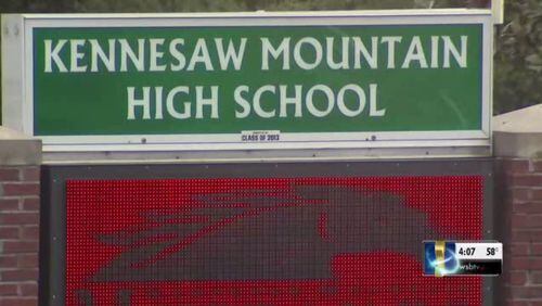 Kennesaw police is investigating an alleged rape at Kennesaw Mountain High School.