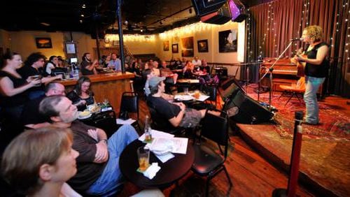 Eddie's Attic in Decatur is one of several venues where you can have dinner and listen to live music without having to move.