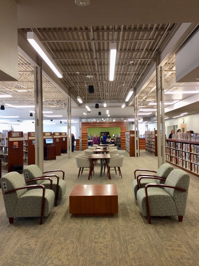 The organized, modern feel of the Sewell Mill Library and Cultural Center means everything is easy to find and accessible. CONTRIBUTED BY: Sewell Mill Library and Cultural Center