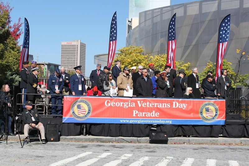 The Georgia Veterans Day Festival will follow the parade, beginning Saturday 12:30 p.m. at Pemberton Place. Contributed by Georgia Veterans Day Association