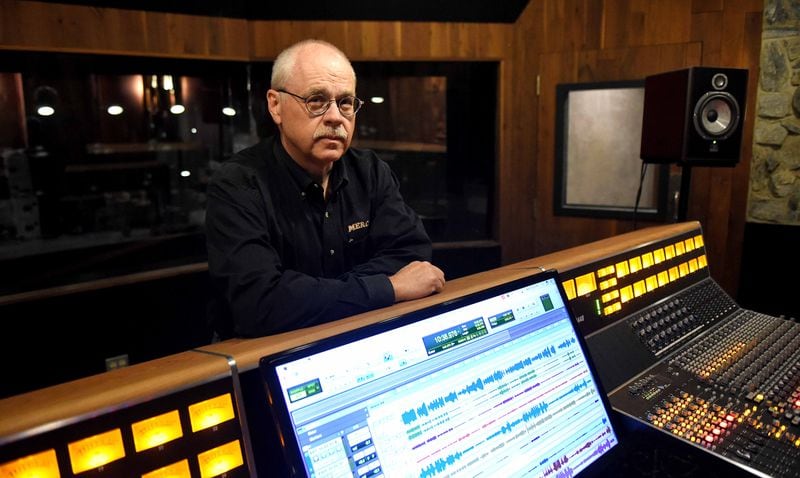 Larry Brumley, Senior Vice President for Marketing Communications and Chief of Staff for Mercer University, stands in the newly renovated control room at Capricorn Studios. The Macon studio synonymous with '70s Southern rock is being reborn for its 50th anniversary. Mercer University will re-open the landmark building on Dec. 3 as the Mercer Music at Capricorn complex. Ryon Horne / rhorne@ajc.com
