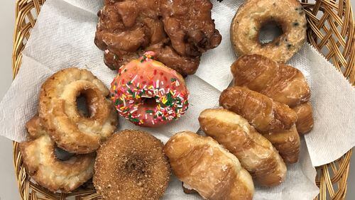 Daily Donuts opened last year in Marietta. The Old Fashioned Doughnut, bottom right, is a must-try.