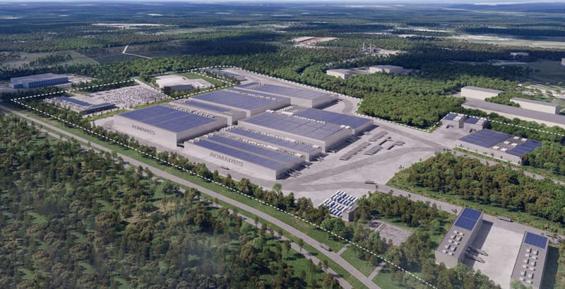 This is a rendering of the planned Admares facility poised to come to Waycross.