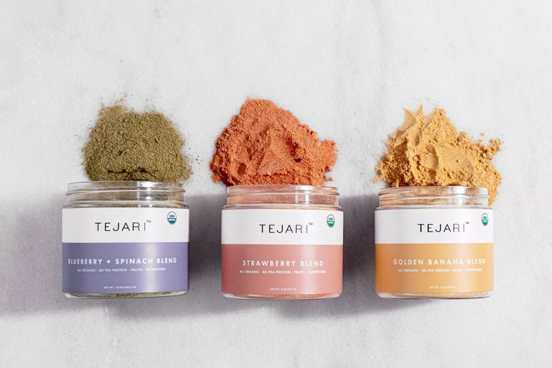 Superfood protein blends from Tejari. CONTRIBUTED BY HEIDI GELDHAUSER HARRIS