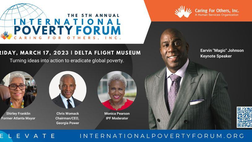 Elevating those in need and eradicating poverty are goals of the International Poverty Forum from 10 a.m. to 3 p.m. March 17 at the Delta Flight Museum, 1060 Delta Blvd., Atlanta. (Courtesy of the International Poverty Forum)