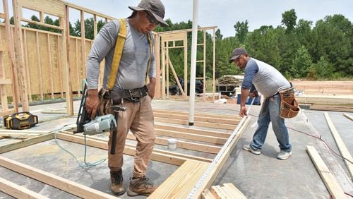 Clayton County putting breaks on construction of subdivisions/townhome communities designed specifically for rental market. HYOSUB SHIN / HSHIN@AJC.COM
