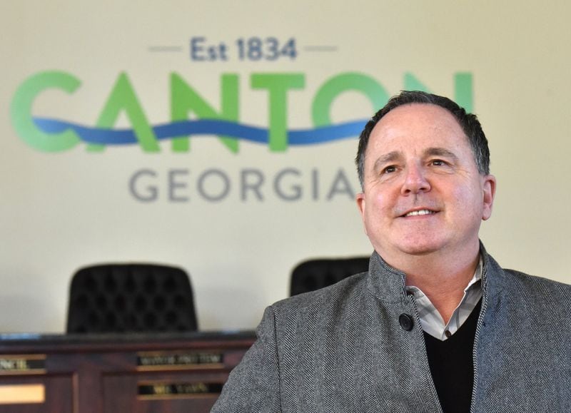 December 18, 2019 Canton - Canton mayor-elect Bill Grant at Canton City Hall. The city of Canton has elected its first openly gay mayor. Bill Grant is a former council member and follows long-time Mayor Gene Hobgood, who decided not to seek a fourth term in office. (Hyosub Shin / Hyosub.Shin@ajc.com)