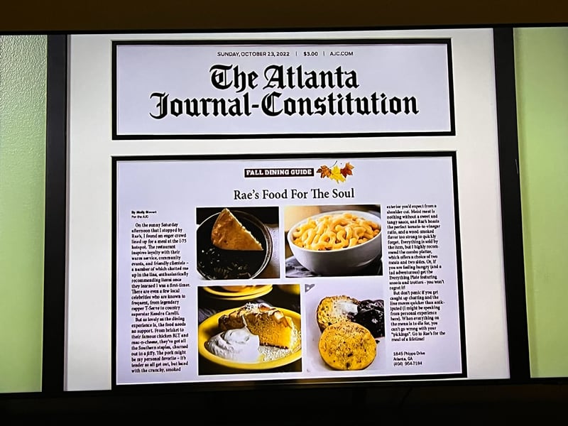 The HBO series finale of "Curb Your Enthusiasm" that first aired April 7, 2024 featured images of the AJC on the walls of a restaurant.
