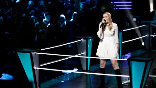 THE VOICE -- "Battle Rounds" -- Pictured: Peyton Parker -- (Photo by: Tyler Golden/NBC)