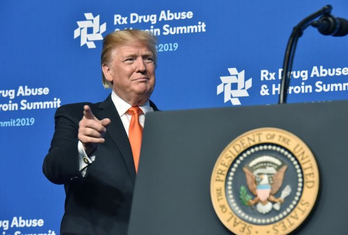 Photos: Donald Trump headlines opioid summit in Atlanta