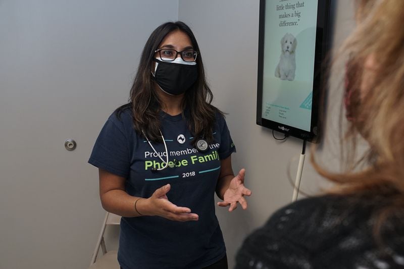 Dr. Shanti Akers, a pulmonologist at Phoebe Putney Heath, spearheads an aftercare program for COVID-19 patients with long-term symptoms. CONTRIBUTED