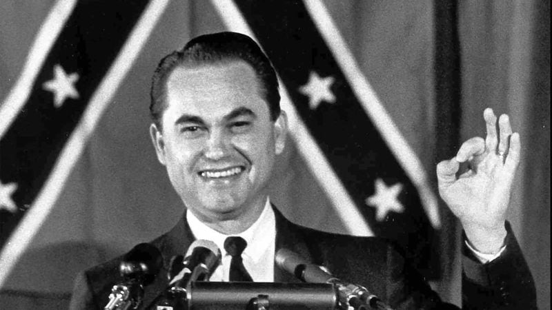 Alabama segregationist governor George Wallace asked John Lewis for forgiveness for his past actions late in his life. (AP)