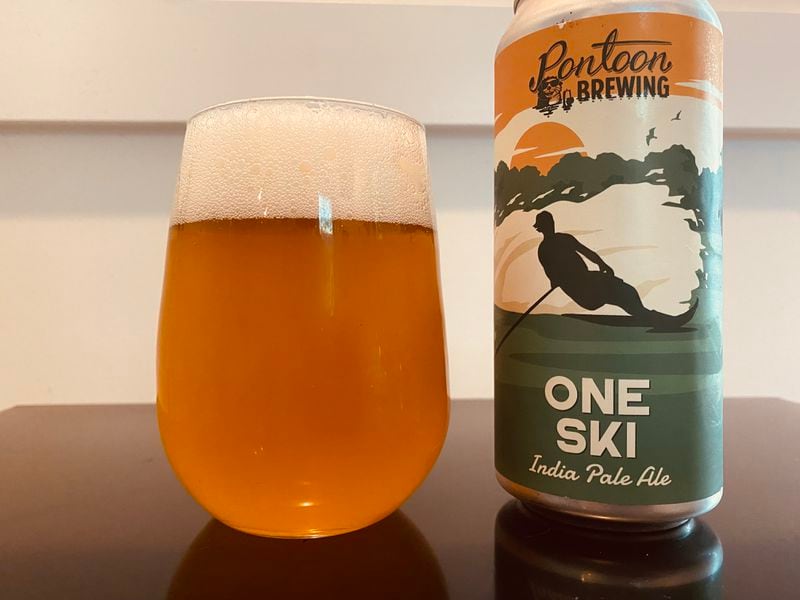 Pontoon's One Ski is a clean balanced IPA fermented with English ale yeast. BOB TOWNSEND FOR THE ATLANTA JOURNAL-CONSTITUTION