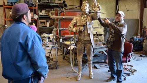Sculptor Andy Davis will design a statue of Martin Luther King Jr. on the statehouse grounds.