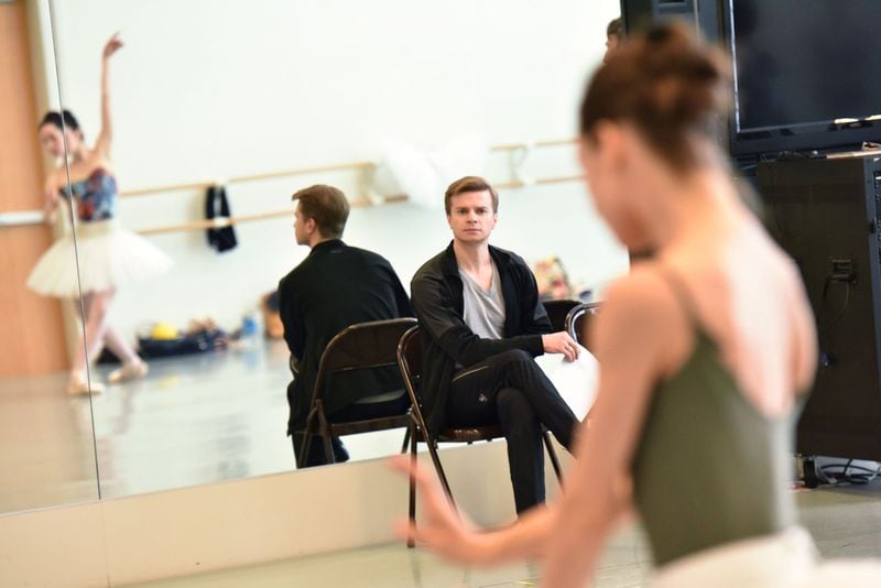 Atlanta Ballet artistic director Gennadi Nedvigin, shown at a practice session in March, will begin his second season with 14 new dancers. That follows the departure of 13 dancers at the end of last season. CONTRIBUTED BY CHARLIE MCCULLERS / ATLANTA BALLET