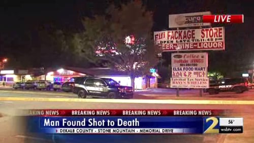 Homicide detectives are investigating a man's shooting death in DeKalb County on Thursday night.