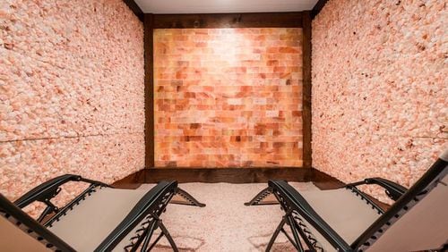 Intown Salt Room features a breathing room and a meditation room with Himalayan salt.