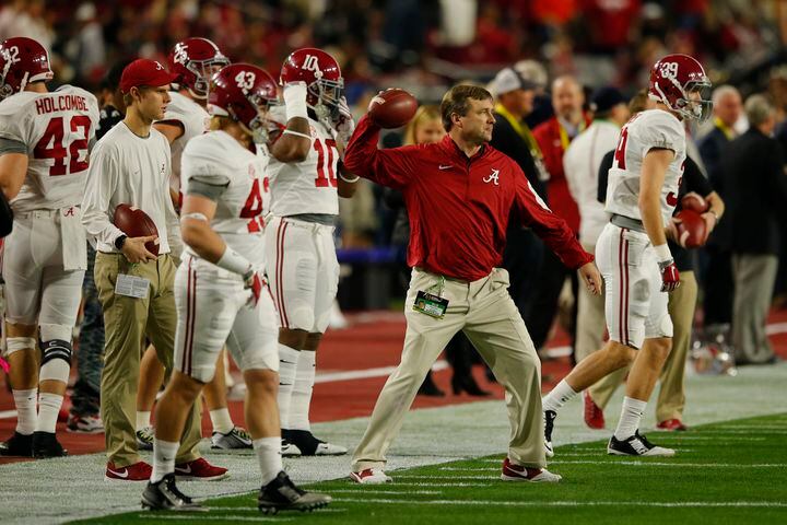 Kirby Smart at NCAA title game