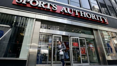 Sports Authority  had 463 stores in 41 states and Puerto Rico when it filed for bankruptcy last year. (AP Photo/Richard Drew)