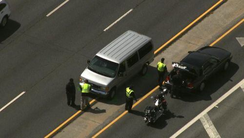 Clayton County police investigated a fatal crash Wednesday involving a pedestrian. (Credit: Channel 2 Action News)
