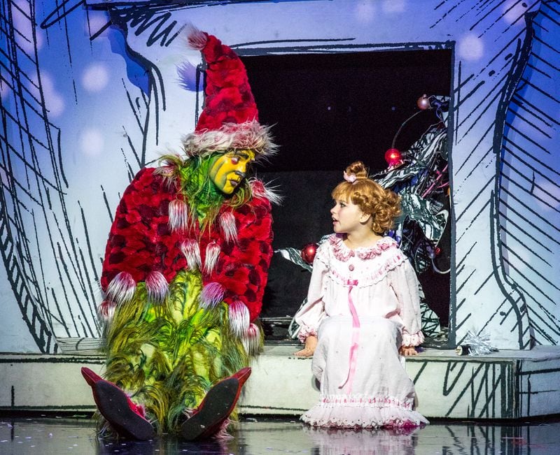 The national touring company production of the musical stage version of "Dr. Seuss' How the Grinch Stole Christmas" plays Atlanta's Fox Theatre Dec. 7-12.
Courtesy of Broadway in Atlanta