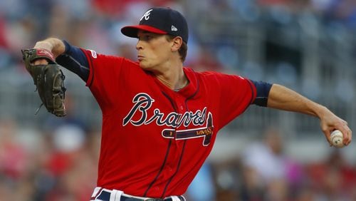 The Braves’ Max Fried on the mound against the Colorado Rockies at SunTrust Park on Friday night.
