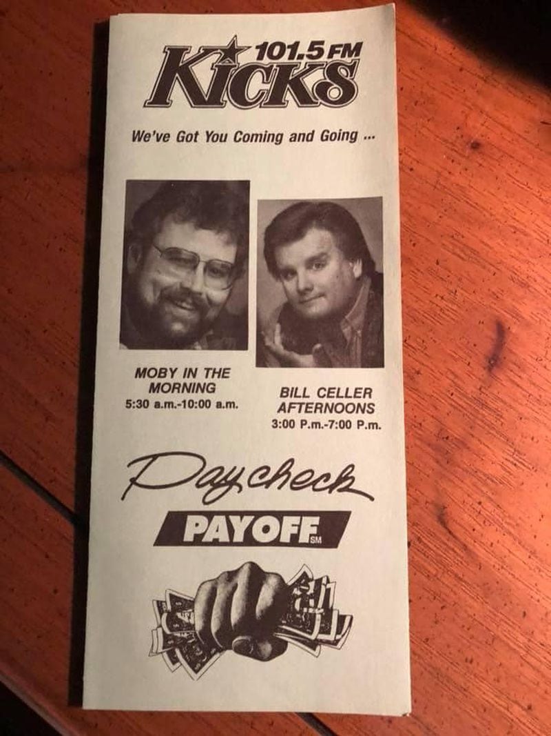 Kicks used to heavily promote a giveaway called "Paycheck Payoff" in the 1990s. CONTRIBUTED by BILL CELLER