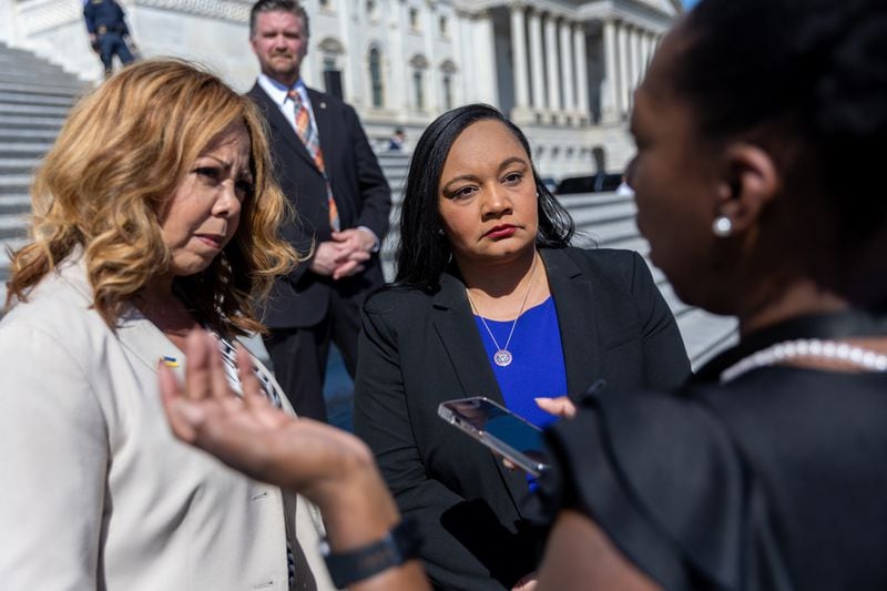 Reps. Lucy McBath, D-Marietta, and Nikema Williams, D-Atlanta, have been actively campaigning for President Joe Biden.