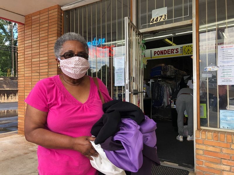 Yvonne Jackson, a long-time customer of Ponder’s Cleaners. “I come here to get my best things done, so I wanted to get my ushers uniform cleaned,” Jackson said. “I heard about what is going on and I wouldn t want to see them go out of business. So, I said, let me get some clothes.”